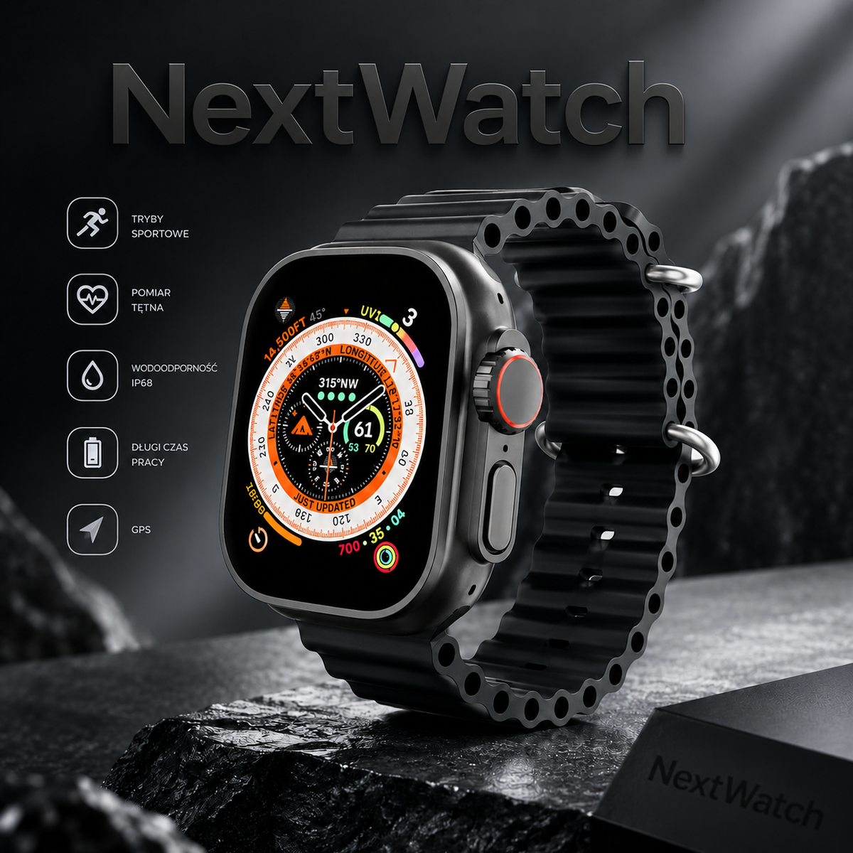 NextWatch Ultra 49MM - Zegarek Smartwatch