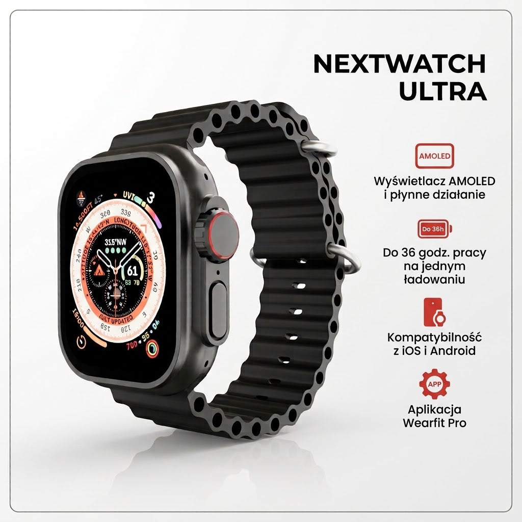 NextWatch Ultra 49MM - Zegarek Smartwatch